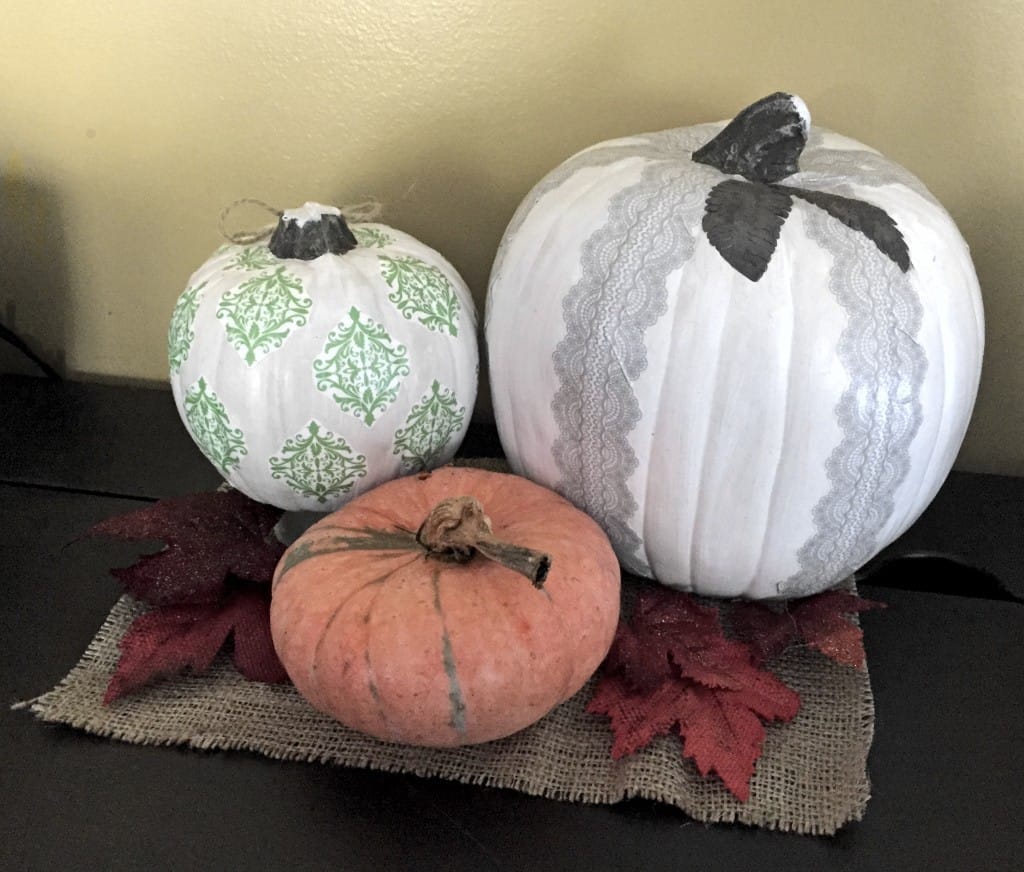DIY Weekend Craft: Decoupage Pumpkins