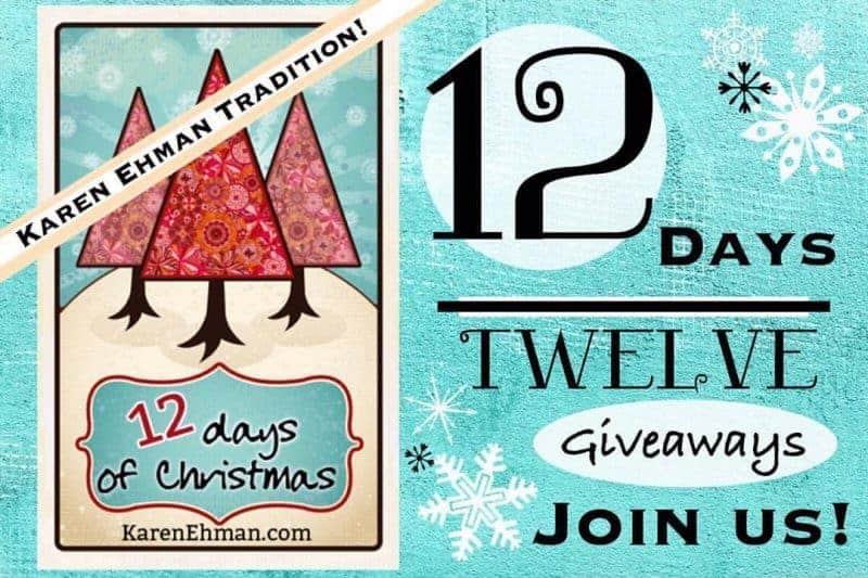 Announcing 12 Days of Christmas Giveaways!