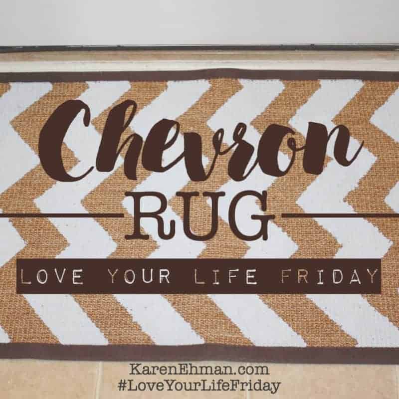 Love Your Life Friday with Chessa Moore: Chevron Rug