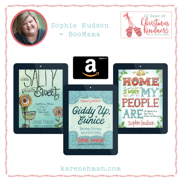12 Days of Christmas Kindness Giveaways with Karen Ehman and Sophie Hudson - BooMama.