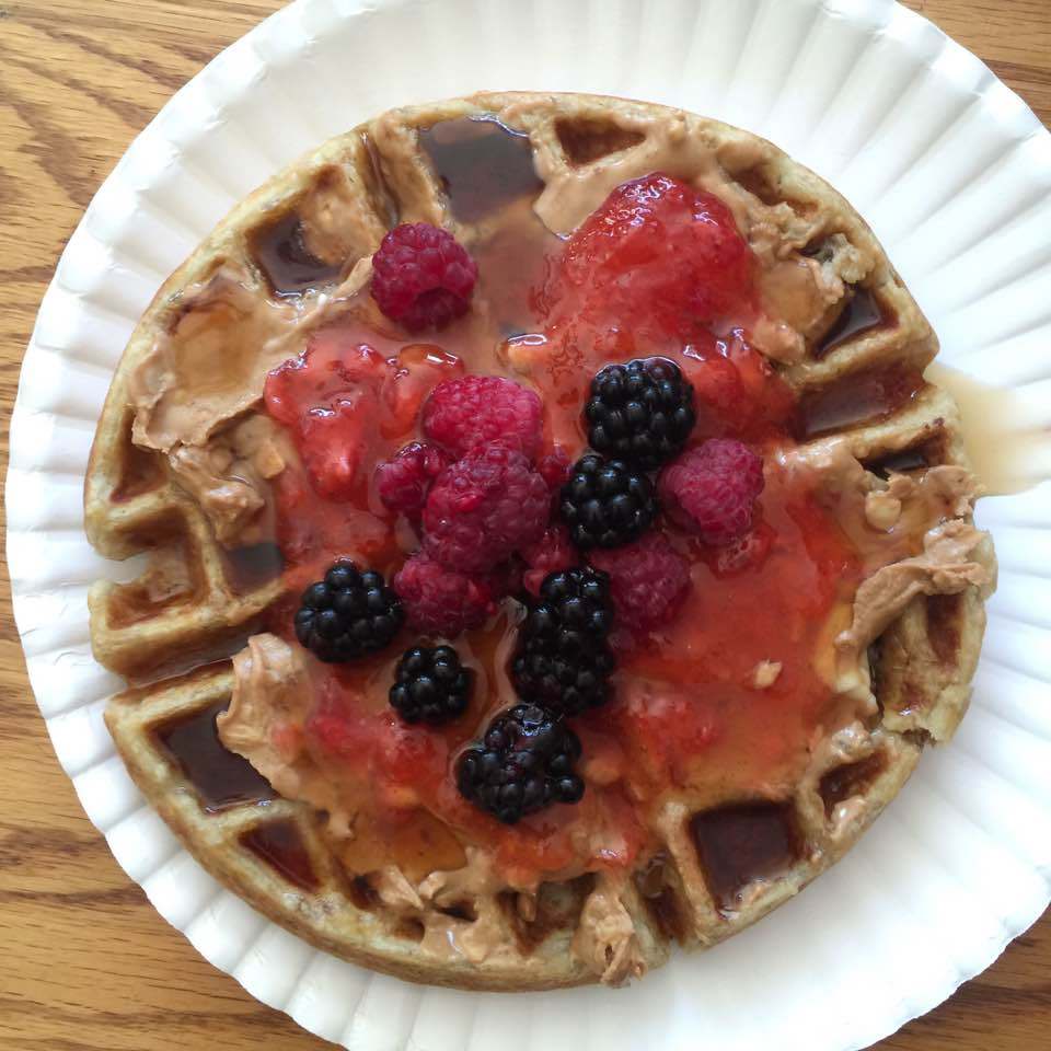 Buttermilk Whole-Grain Oat Waffles by Karen Ehman for Love Your Life Friday. Click here for recipe with pictures.