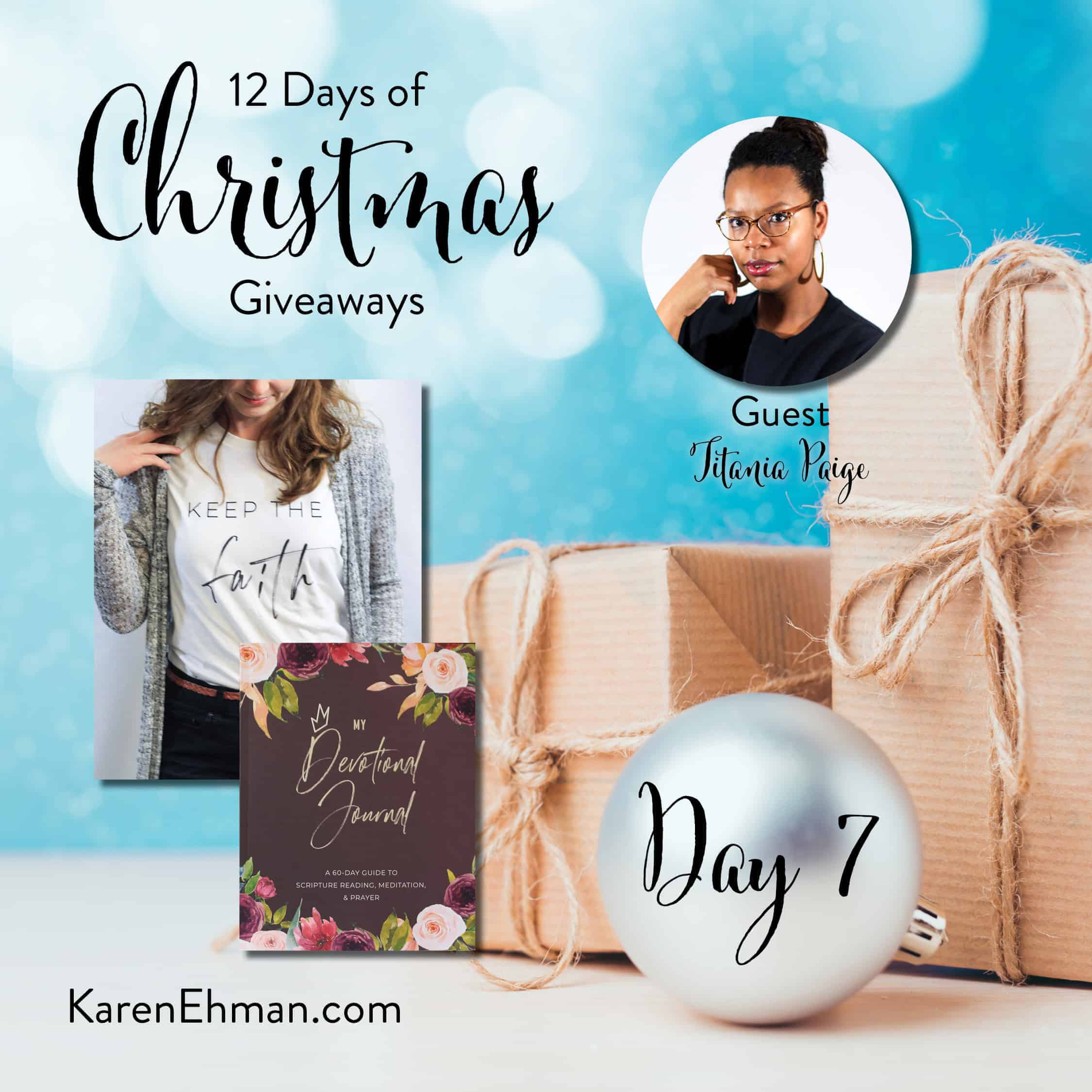 Day 7 of 12 Days of Christmas Giveaways (with Titania Paige)