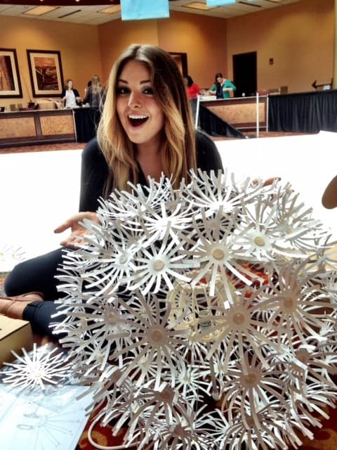 Setting up the hotel. I was on decorations committee with the lovely Paige from our staff. I can't believe I put one of the daisy ball things together from Ikea. I just prayed all weekend that the one I did din't fall onto an attendee.