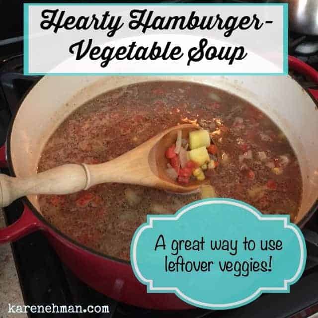 Hearty Hamburger-Vegetable Soup