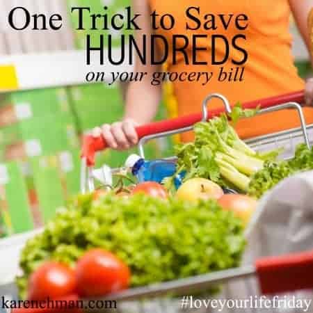 One Trick to Save Hundreds on Your Grocery Bill