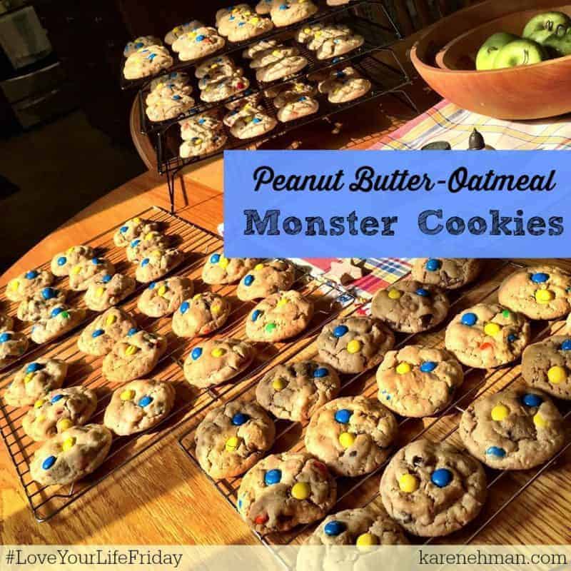 Peanut-Butter Oatmeal Monster Cookies