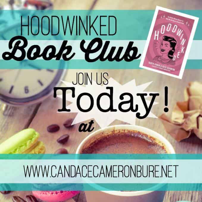 Moms join us for the Hoodwinked Book Club at candacecameronbure.net