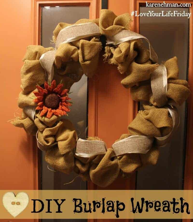 DIY Burlap Wreath