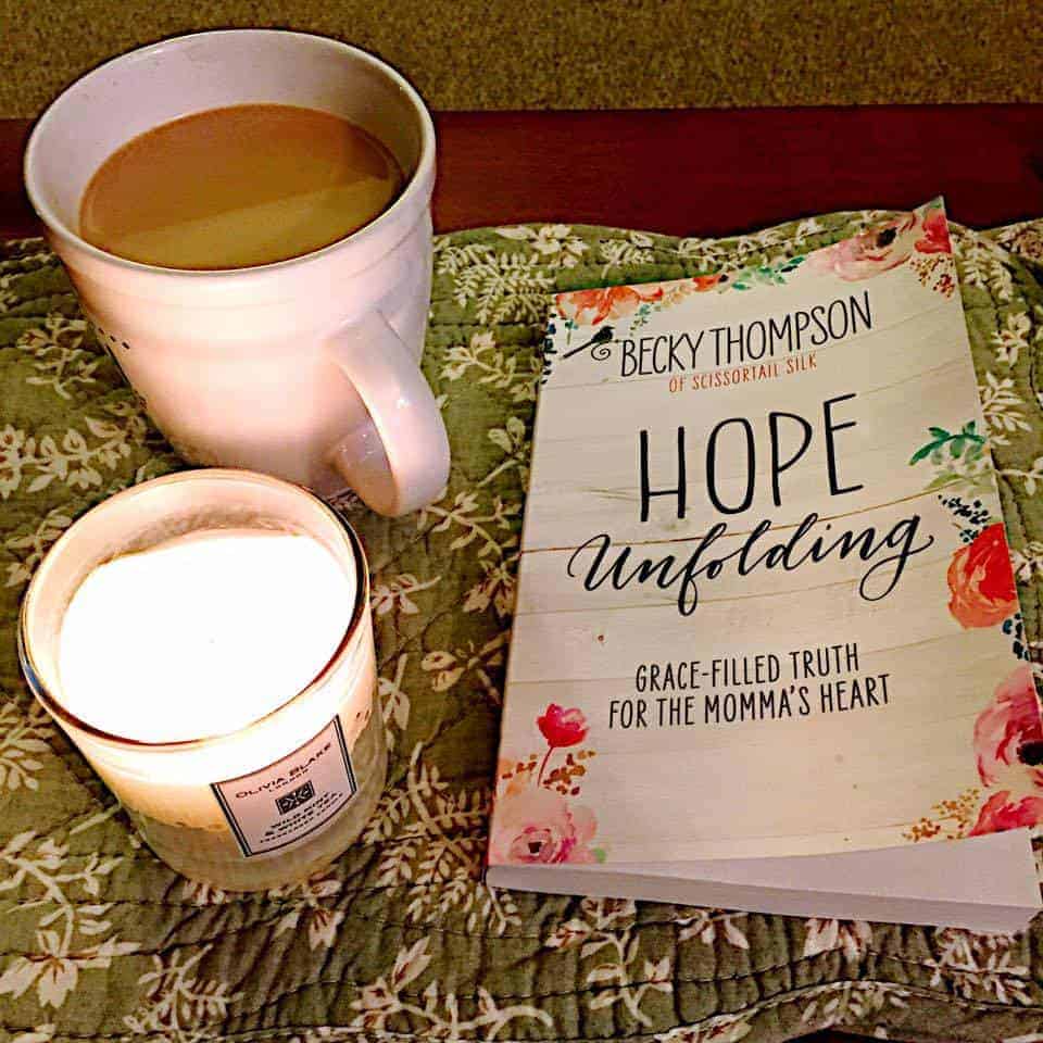 Find hope for the mama heart in Unfolding Hope by Becky Thompson