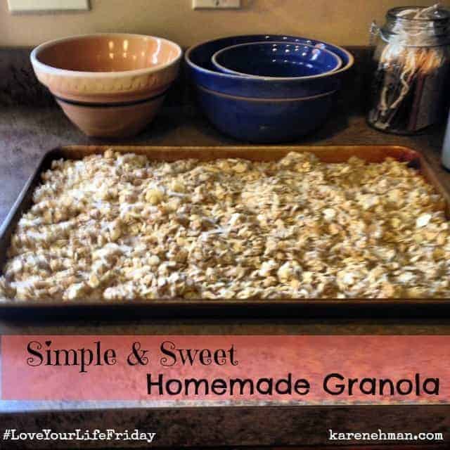 Simple & Sweet Homemade Granola