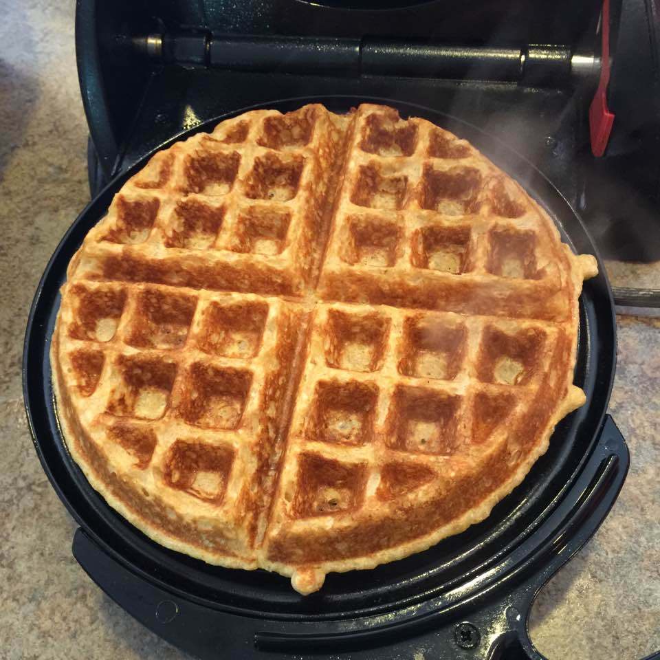 Buttermilk Whole-Grain Oat Waffles by Karen Ehman for Love Your Life Friday. Click here for recipe with pictures.