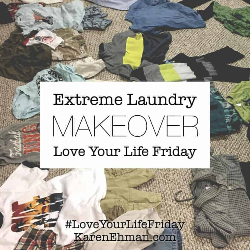 Extreme Laundry Makeover by Lindsey Feldpausch for #LoveYourLifeFriday