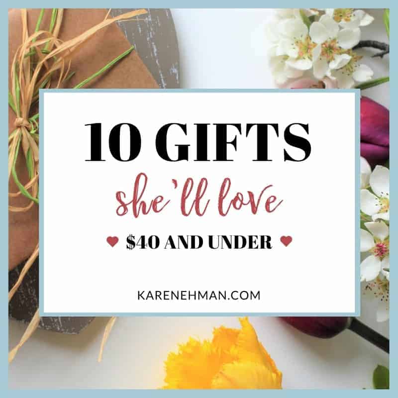 10 Gifts She’ll Love ($40 and Under)