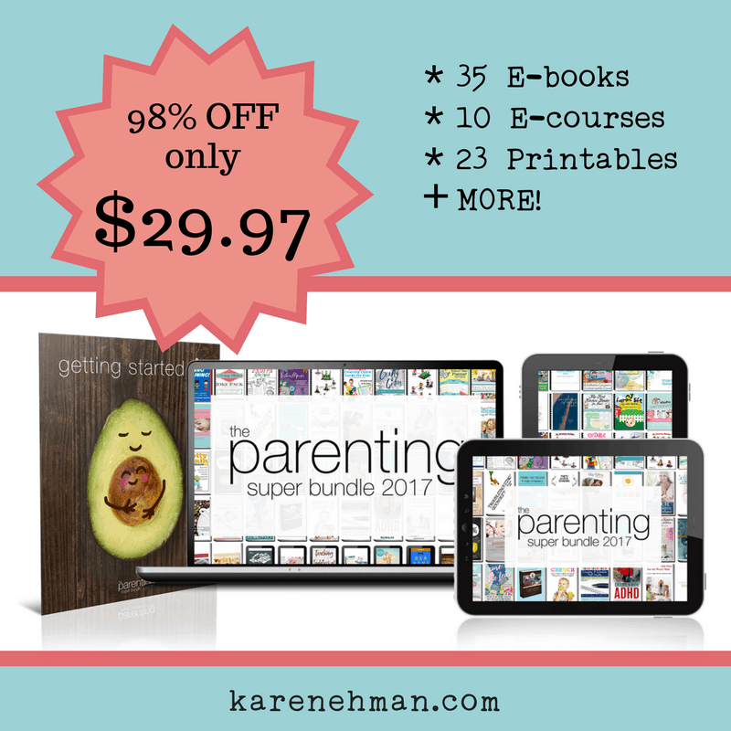 Parenting Super Bundle with bonus by Karen Ehman at karenehman.com