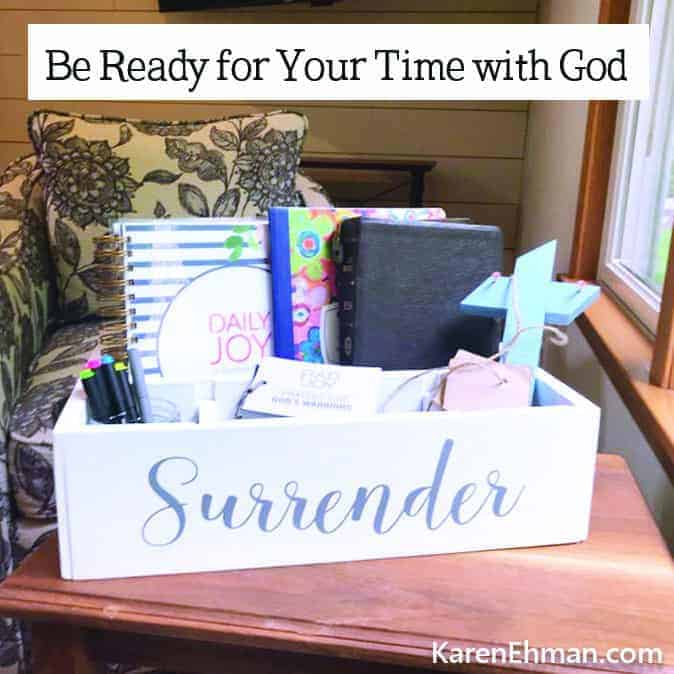 How to Be Ready for Your Time With God (AND a fab coupon code!!!)