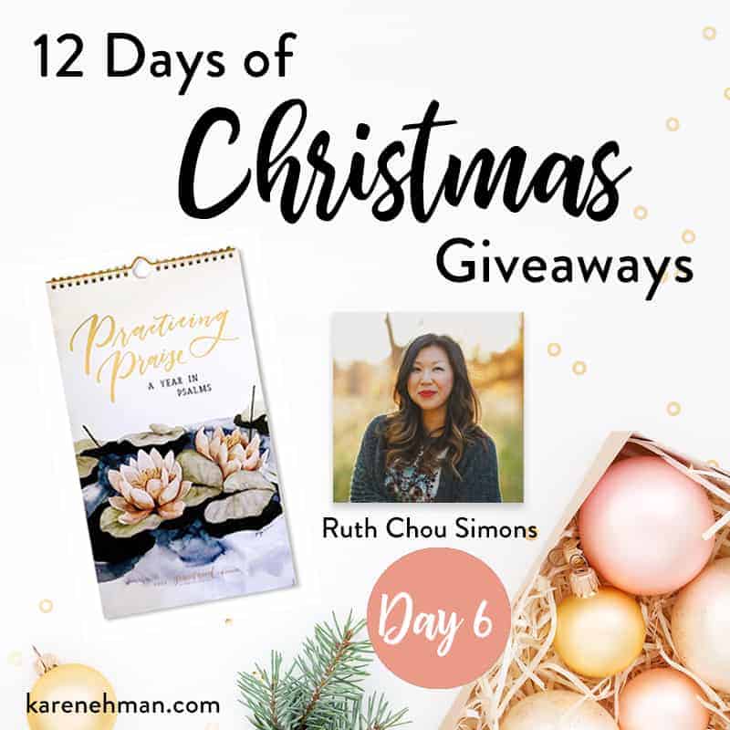 Day 6 of 12 Days of Christmas Giveaways (with Ruth Chou Simons)