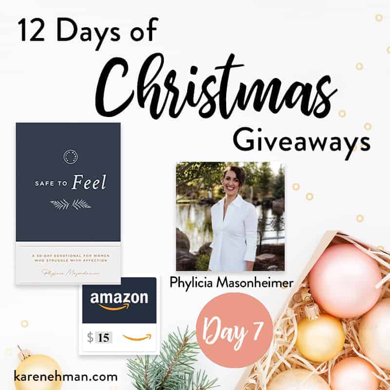 Phylicia Masonheimer \\ Day 7 of 12 Days of Christmas Giveaways at karenehman.com.