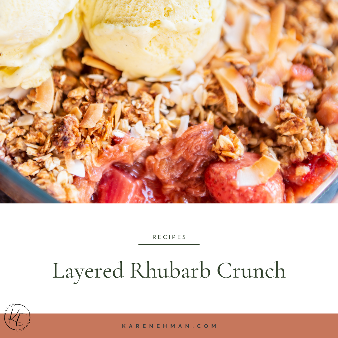 Layered Rhubarb Crunch