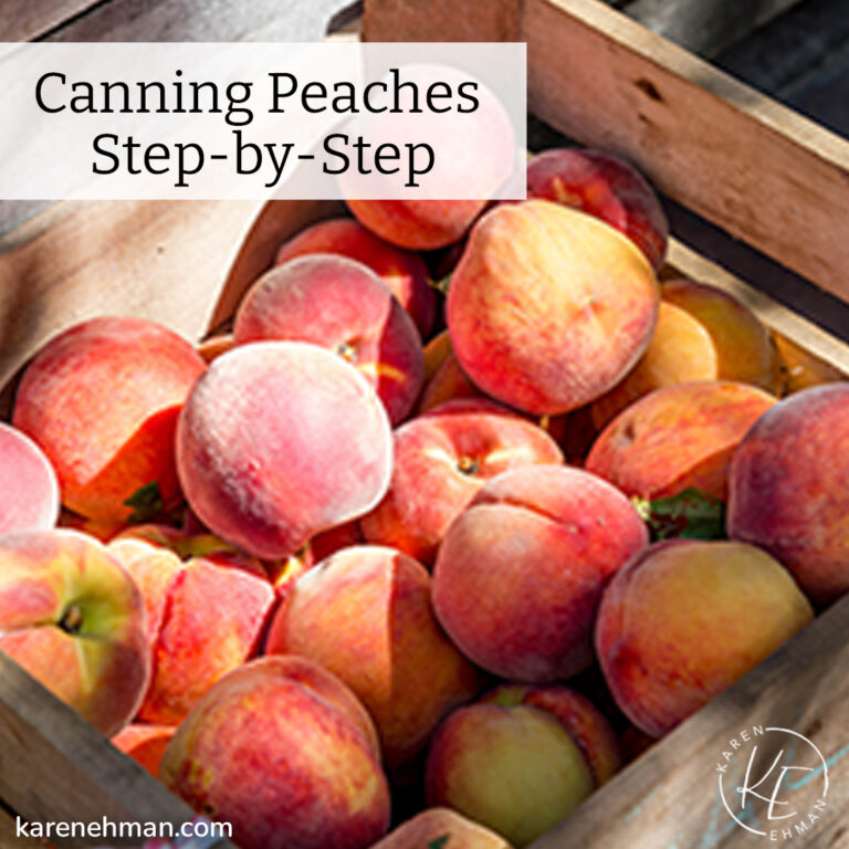 Canning Peaches Step-by-Step