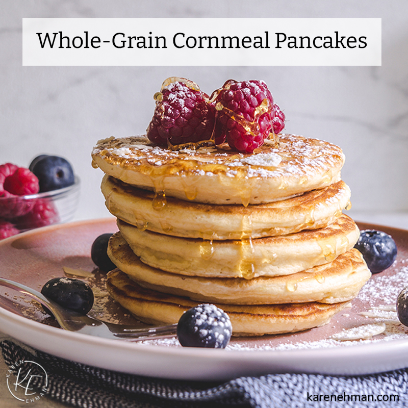 Whole-Grain Cornmeal Pancakes