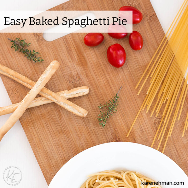 Easy Baked Spaghetti Pie