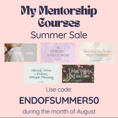 My Mentorship Courses Summer Sale!