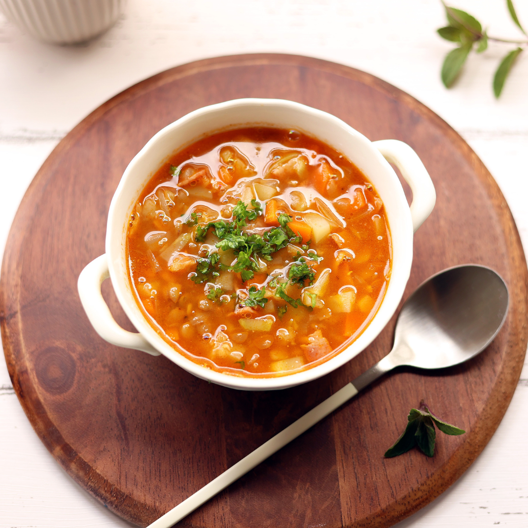 Hearty Hamburger-Vegetable Soup
